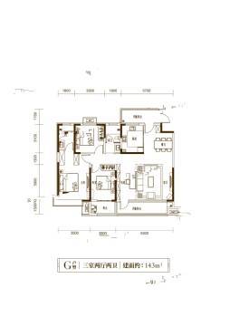 聊城鲁商东阿喜园户型图-房型图-平面图-吉屋网