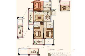 金华金报步阳华府户型图-房型图-平面图-吉屋网