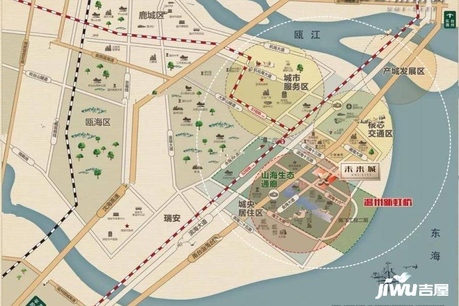 碧桂园未来城位置交通图