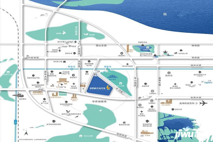 华侨城欢乐天地位置交通图