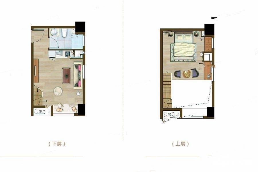 龙湖新壹城璞丽35平户型