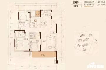 长沙中国电建湘熙水郡户型图-房型图-平面图-吉屋网