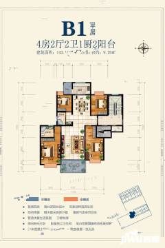 大理御景华府户型图-房型图-平面图-吉屋网