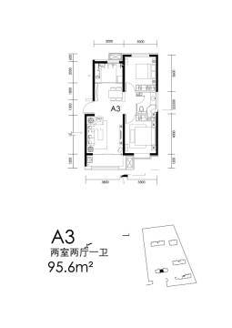 廊坊俪景嘉园户型图-房型图-平面图-吉屋网
