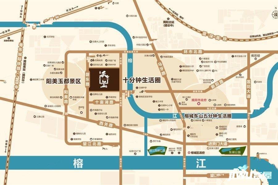 碧桂园天玺位置交通图