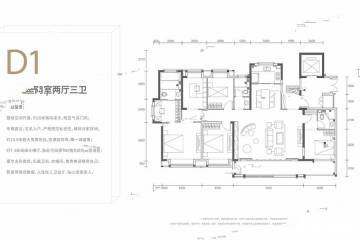 武汉光谷澎湃城奥山府户型图-房型图-平面图-吉屋网