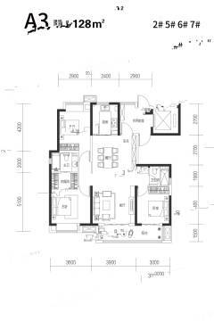 武汉中建星光城户型图-房型图-平面图-吉屋网