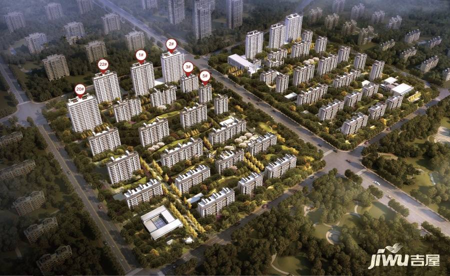 天津北辰大张庄镇中梁津门首府效果图9 吉屋网