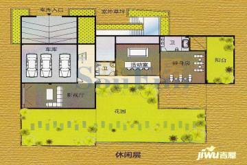 约800万/套建筑面积:约400平米5室2厅6卫颐和盛世别墅五室户型图 160