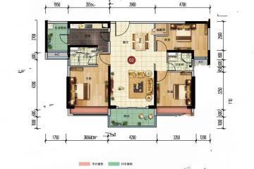 湛江恒福美地花园户型图-房型图-平面图-吉屋网