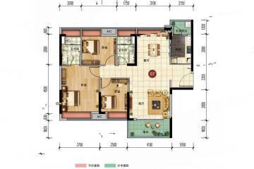 湛江恒福美地花园户型图-房型图-平面图-吉屋网