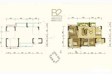 成都北京城建龙樾熙城户型图-房型图-平面图-吉屋网