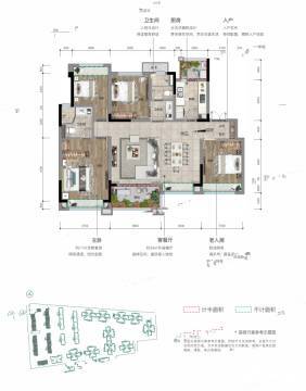 成都蓝光长岛城户型图-房型图-平面图-吉屋网