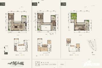 重庆麓宸户型图-房型图-平面图-吉屋网