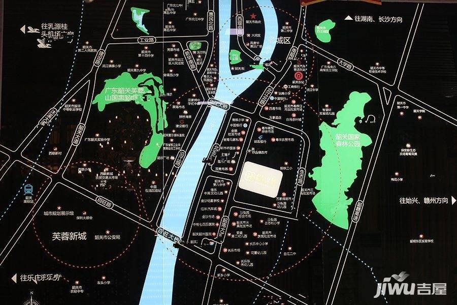 恒富华城位置交通图