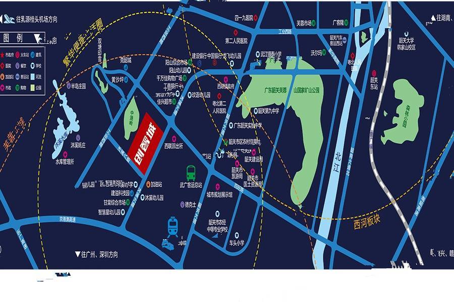 创智城广场位置交通图