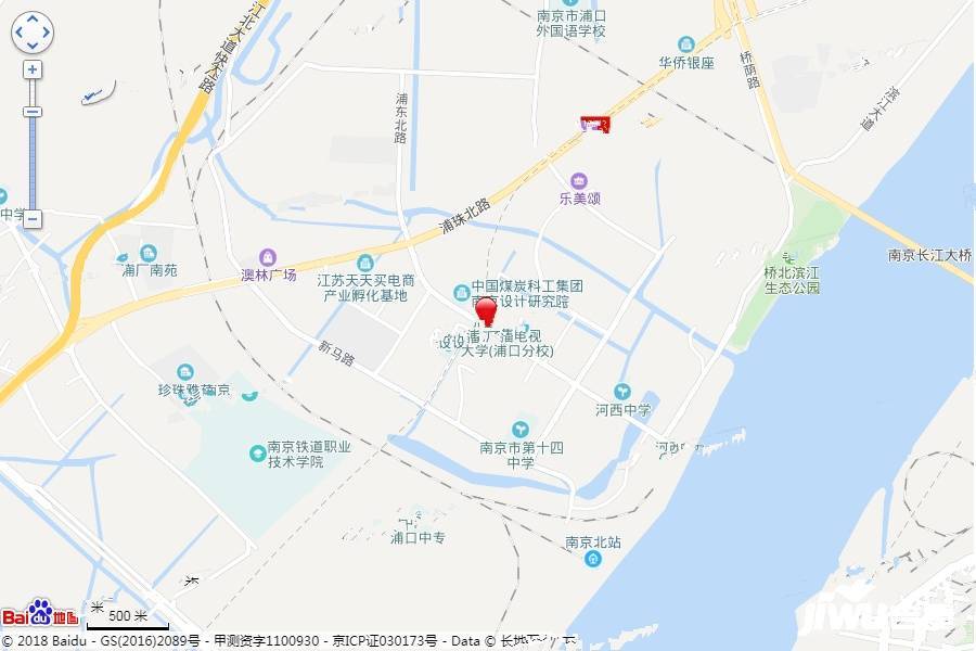 中建国熙公馆位置交通图