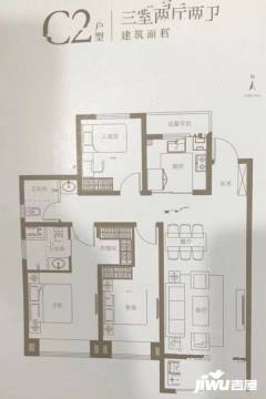 青岛保利天汇户型图-房型图-平面图-吉屋网