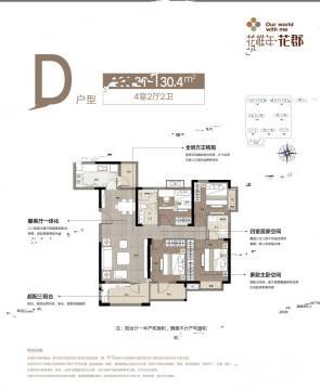 鄂州花样年花郡户型图-房型图-平面图-吉屋网