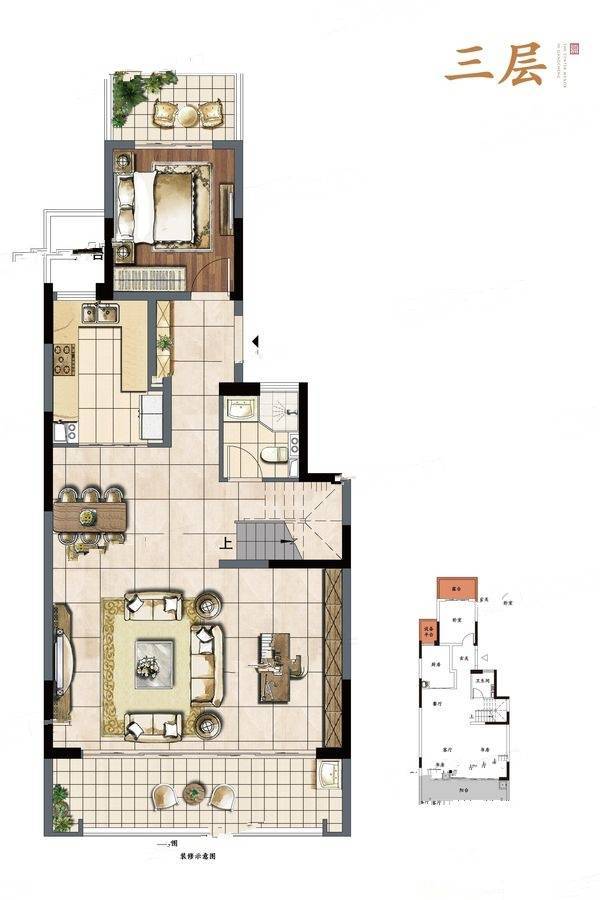 建发泱誉a2户型三层