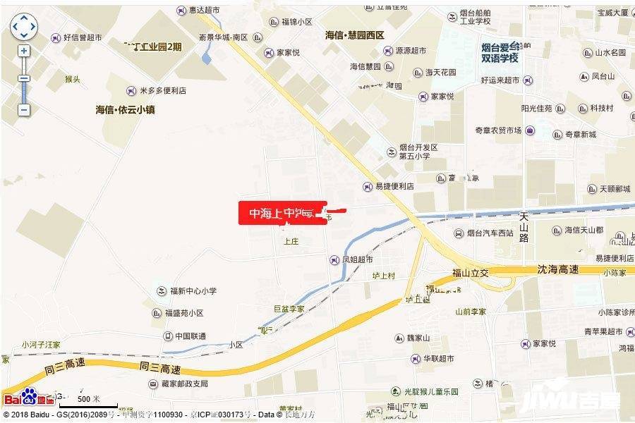 中海锦城位置交通图