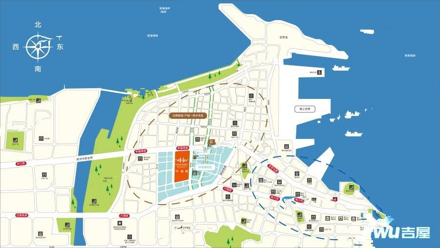 中瑞城位置交通图