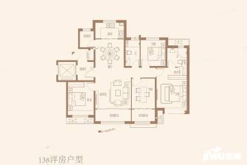 138平洋房户型