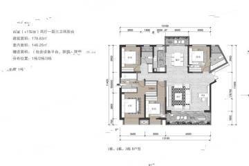 昆明融城昆明湖户型图-房型图-平面图-吉屋网