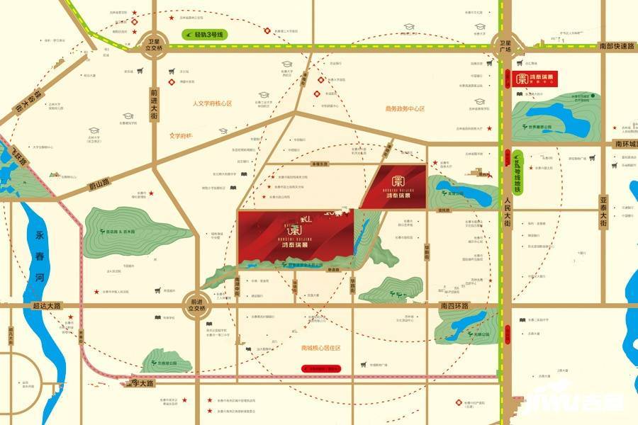鴻泰城市廣場位置交通圖