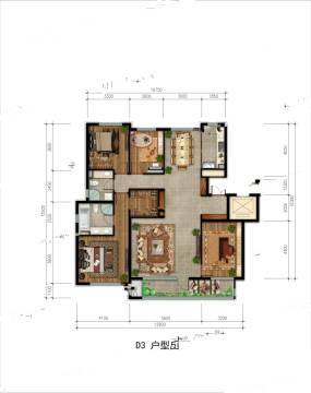 长春融创御湖宸院户型图-房型图-平面图-吉屋网