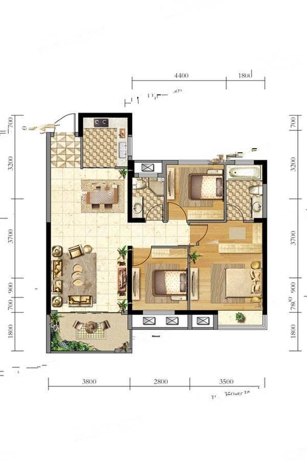 新建城楼盘户型