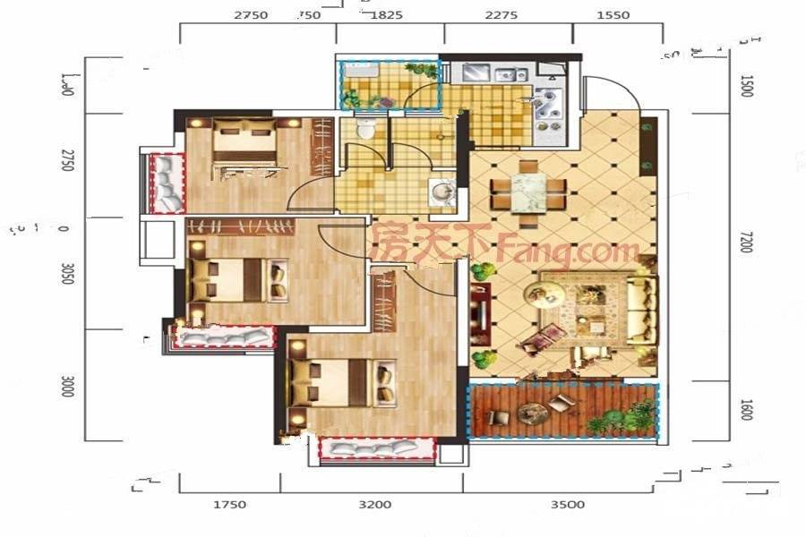 交投置地承平盛世三期c3户型