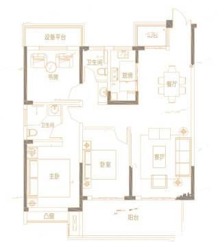 亳州涡阳佳源星港城户型图-房型图-平面图-吉屋网