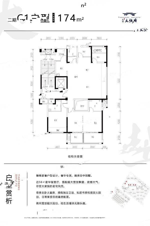 天圣大越府c1户型