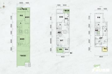 (在售)玉泉山居4房户型户型图