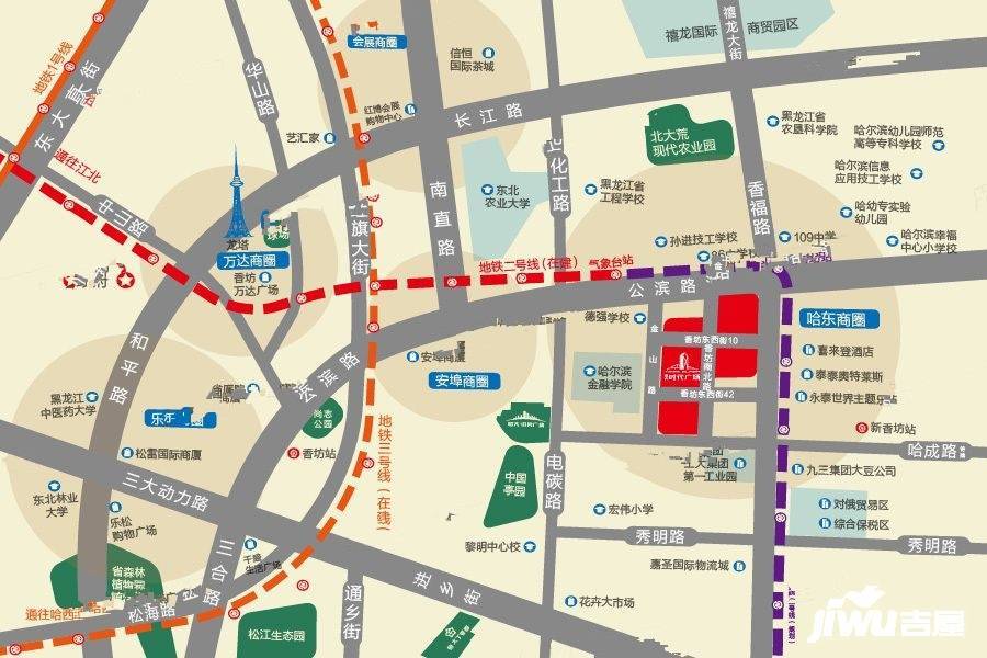 哈尔滨恒大时代广场楼盘详情-吉屋网
