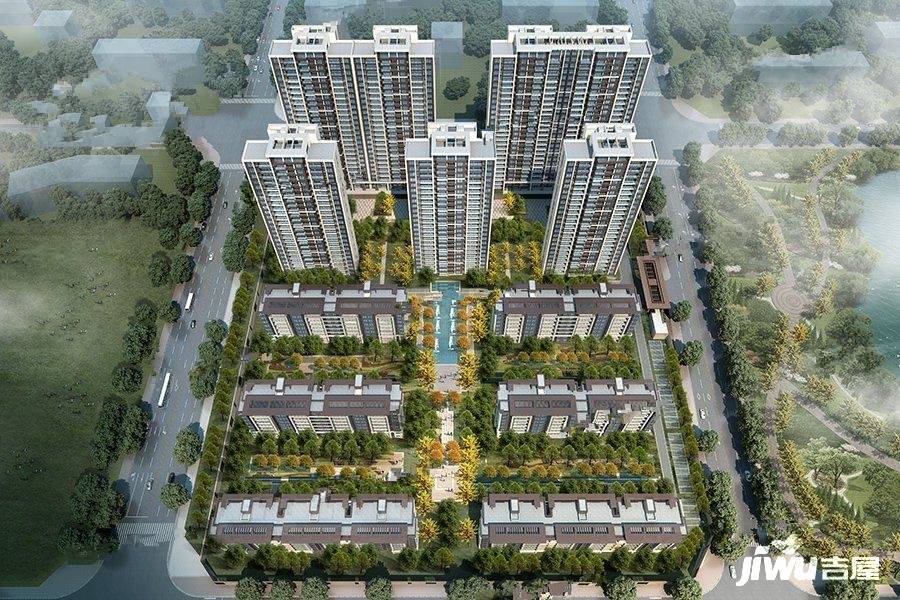 郑州中牟县中牟金科博翠书院小镇外景图/效果图50