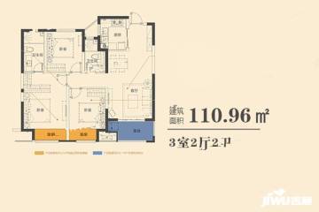 郑州和昌水岸花城户型图-房型图-平面图-吉屋网