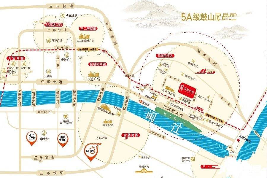 濱海中心位置交通圖