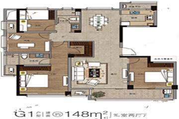 绍兴卧龙东方郡户型图-房型图-平面图-吉屋网