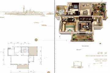 绵阳绵州水郡源岛户型图-房型图-平面图-吉屋网