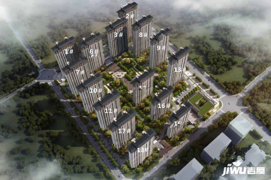 建业科技城实景图洛阳涧西区建业科技城