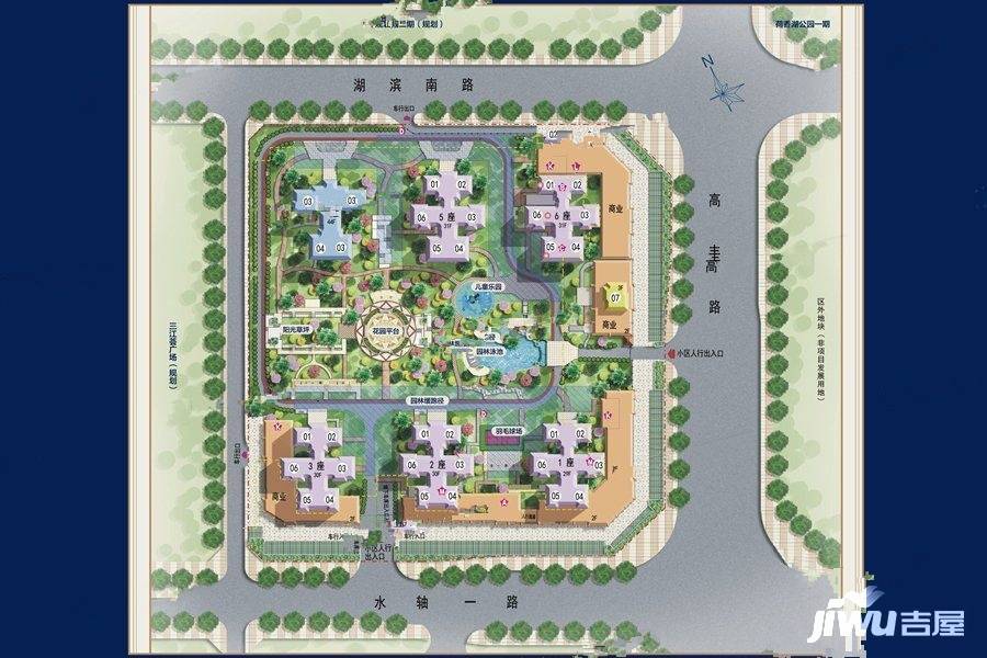 佛山三水云东海碧桂园佛山双子星城外景图/效果图12