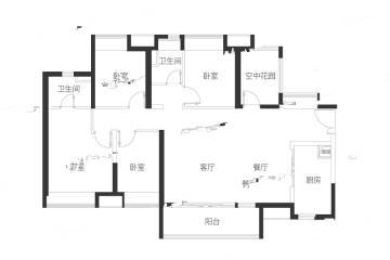 佛山保利天寰户型图-房型图-平面图-吉屋网