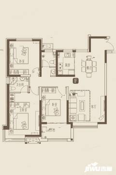 邯郸荣盛锦绣学府户型图-房型图-平面图-吉屋网