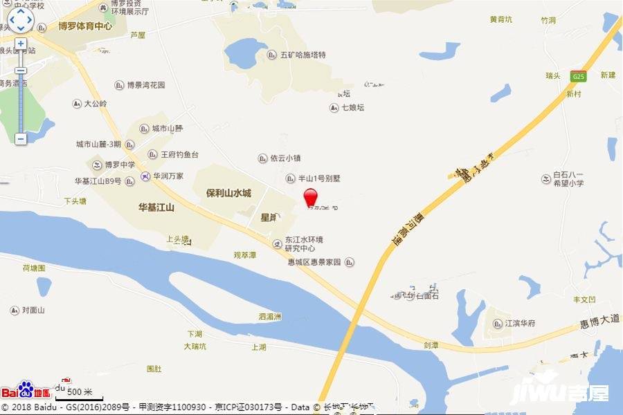 新城香悦澜山位置交通图