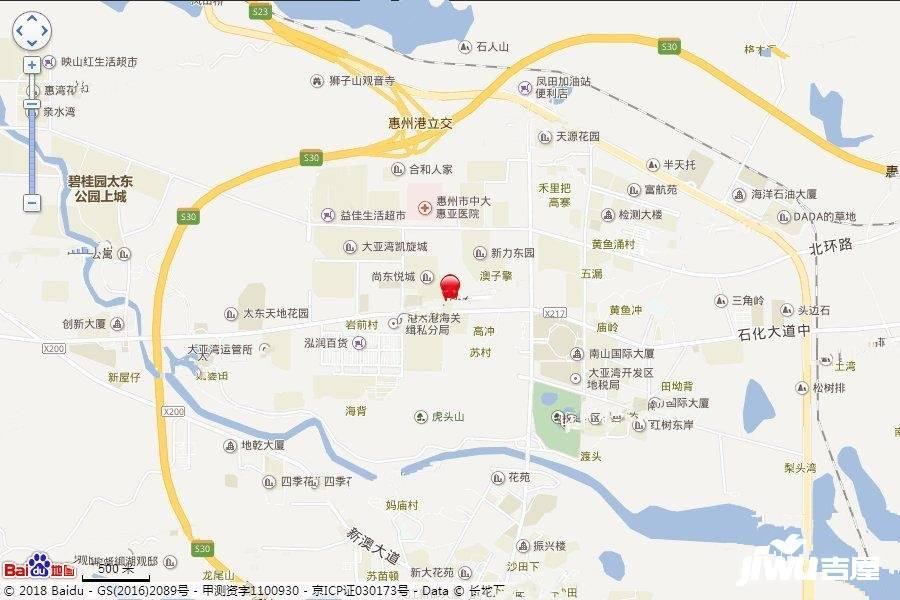 惠州新华联广场位置交通图