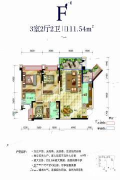 乐山翡翠国际五期户型图-房型图-平面图-吉屋网