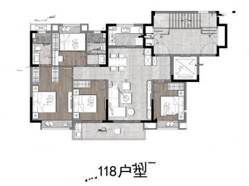 昆山上湾璟园户型图-房型图-平面图-吉屋网