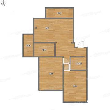 枫叶苑二房户型图|枫叶苑二房房型图_西安高新枫叶苑图片